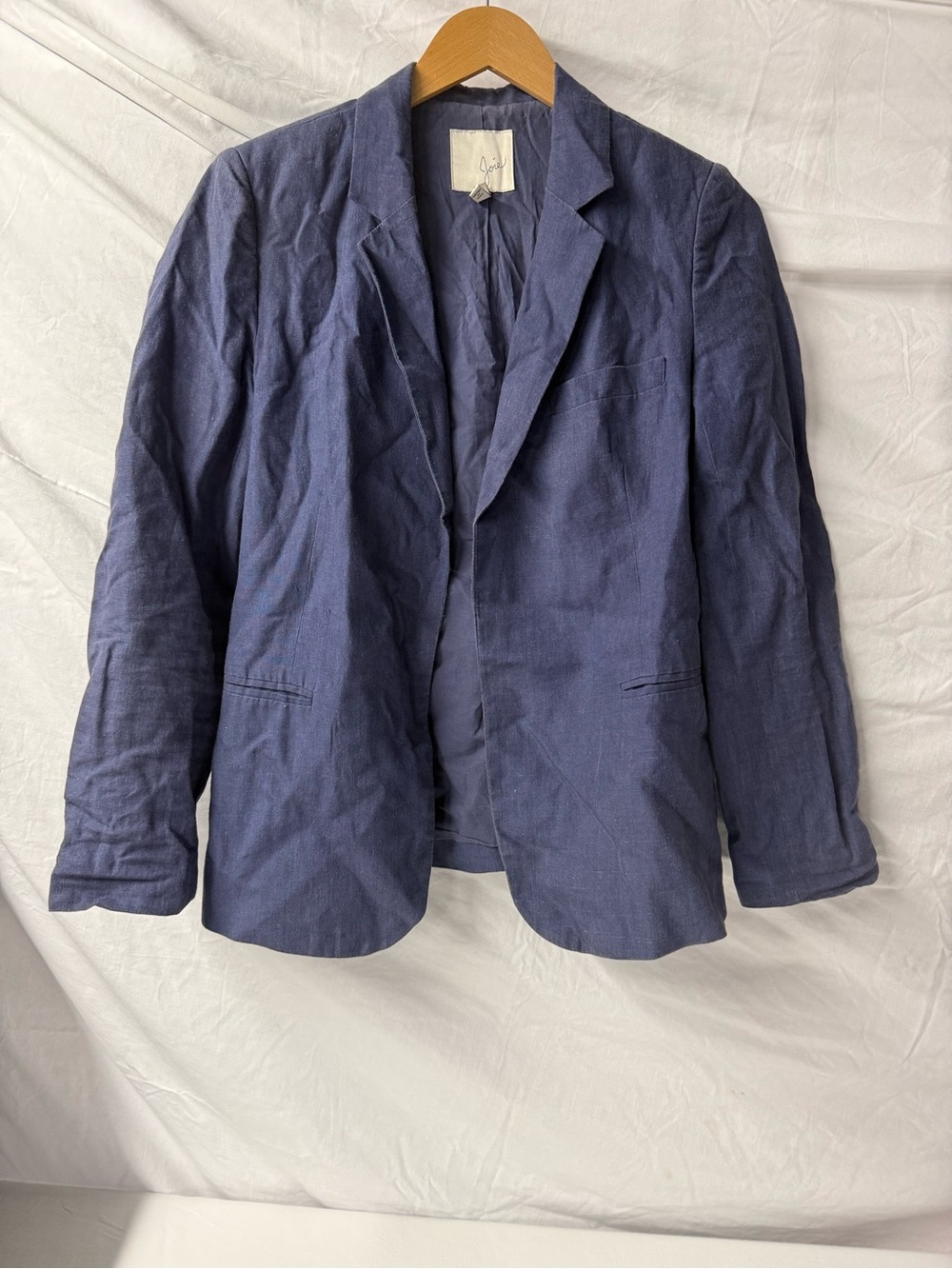 Joie women’s Linen Navy Blue Casual Blazer size 2